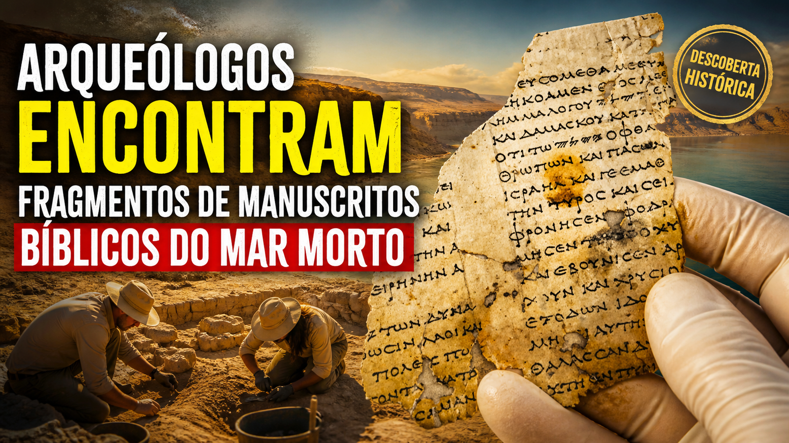 Fragmentos dos Manuscritos do Mar Morto são Encontrados em Israel